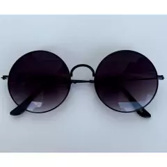 Óculos de Sol Redondo Vintage Unissex (Novo com proteção UV400)