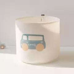 Imagem do Cesta de roupa impermeável dobrável Cesto de brinquedos infantil
