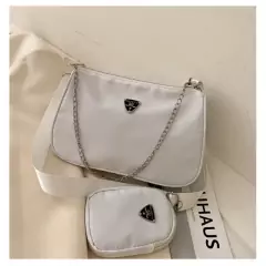 bolsa feminina transversal com bolsinha corrente - comprar online
