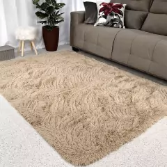 Tapetes Peludos 1,50 X 1,00 Várias Cores Para Sala E Quarto - comprar online