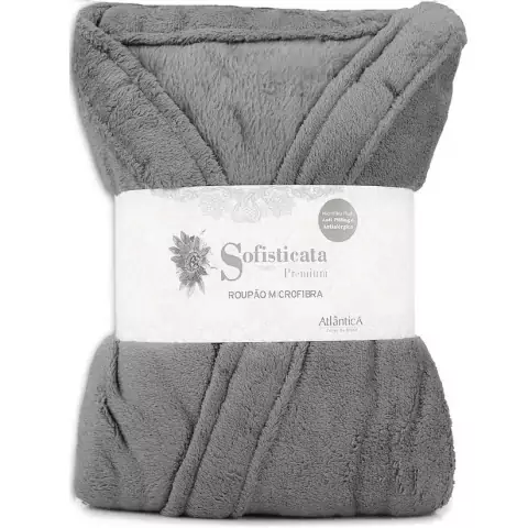 Roupão Plush Microfibra Toque Macio