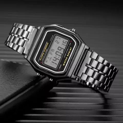 CÁSSIO RELÓGIO RETRÔ WR DIGITAL LED UNISSEX ELETRONIC VINTAGE para Masculino e feminino