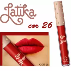Batom Liquido Matte Latika 4ml Longa Duração, Não Transfere e Não Craquela (ESCOLHA SUA COR) - loja online