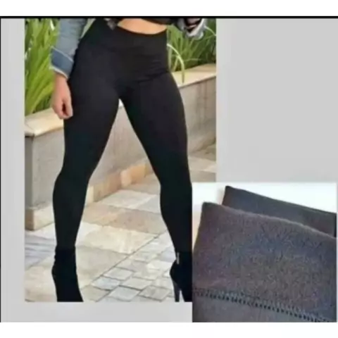 Calça Legging Térmica Suplex Pelúcia Da Inverno Leg Felpuda