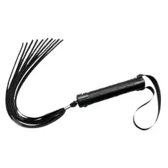 KIT DOMINATRIX - Algemas de Pelúcia + Tapa Olhos + Chicote Sado BDSM - SEX SHOP - Lojão da Alemoa
