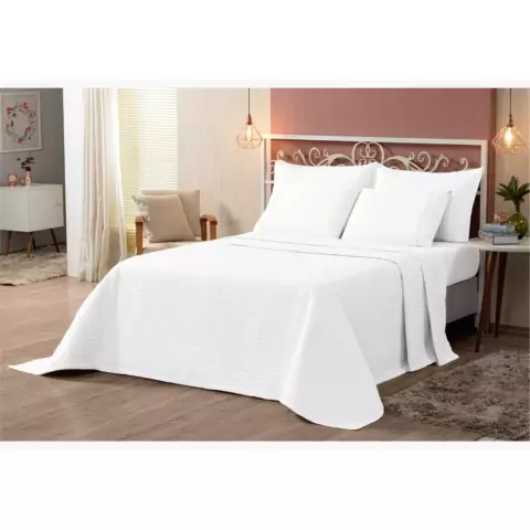 Cobre Leito 400 Fios King Size 03 Peças