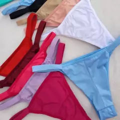 Tanga Pitaya Lisa Fio Dental Duplo Colorida Microfibra - loja online