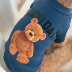 Roupa de cachorro de cachorro de urso de estimação bonita na internet