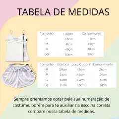 Imagem do Pijama Feminino Mickey Baby Doll Personagens Adulto