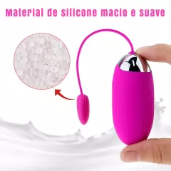 Imagem do Vibrador Bluethooth Feminino Ponto G Controle por Celular À distância 12 Modos de Vibração - Pretty Love Bluetooth