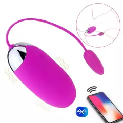 Vibrador Bluethooth Feminino Ponto G Controle por Celular À distância 12 Modos de Vibração - Pretty Love Bluetooth - loja online