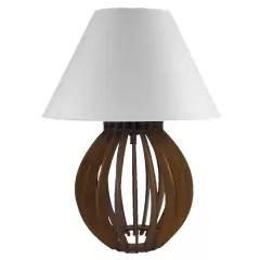 Kit 2 unidades Abajur La Finesse Cupula Branco - Luminária Para Decoração Quarto e Sala na internet