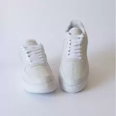 Tênis Casual Branco Feminino Leve e Confortável na internet
