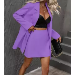 Conjunto Blazer E Saia Feminino Alongado Acinturado Jaqueta na internet