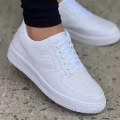 Tênis Casual Branco Feminino Leve e Confortável - comprar online
