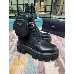 Coturno Feminino Nude Off White Plataforma Com Bag Bota Com bolsinha - Lojão da Alemoa