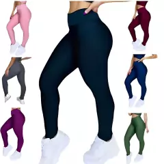 Calça Legging Suplex Feminina Lisa Cintura Alta - loja online