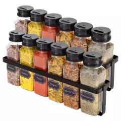 Porta Temperos e Condimentos Cozinha com 12 Potes de tempero