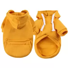 Roupas De Cachorro Moletom Com Capuz Para Cães Capuz Com Bolso Casaco De Inverno Cachorros E Grandes Chihuahua Pug Pet Jaquetas na internet