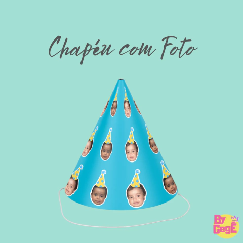 Chapéu de Festa Com Foto