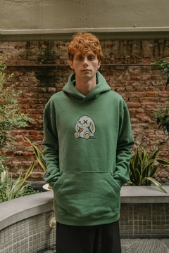 HOODIE KARMA VERDE “CUERDOS” - comprar online