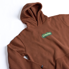 HOODIE MARRÓN “CUERDOS” - comprar online