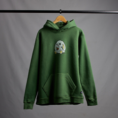 HOODIE KARMA VERDE “CUERDOS” - tienda online