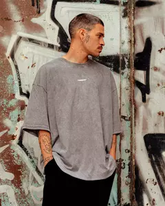 REMERA COPERS GRIS ÁCIDO “CUERDOS” - comprar online