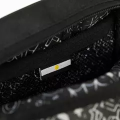 Riñonera mini messenger negro reflectivo “LOOP” - comprar online