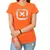 CAMISETA TXC FEMININA LARANJA