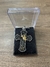 COLAR INOX PINGENTE BULL RIDER STRASS PRETO