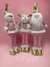 Set 3 monitos muñecos navideños pata largas 60 cms - Cataleya.store