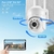 cámara inalámbrica para exteriores, dispositivo de seguridad CCTV PTZ con Zoom Digital 5X