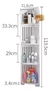 Estante Esquina Rack Librero Repisa Living Baño Cocina en internet