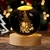 Pack 2 Esferas De Cristal Lámpara Noche Diseño Navidad 3d Bola 6cm - Cataleya.store
