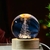 Pack 2 Esferas De Cristal Lámpara Noche Diseño Navidad 3d Bola 6cm