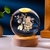 Pack 2 Esferas De Cristal Lámpara Noche Diseño Navidad 3d Bola 6cm en internet