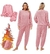 Pijama De Mujer Polar Trenzado Invierno - Cataleya.store
