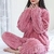 Pijama De Mujer Polar Trenzado Invierno - comprar online