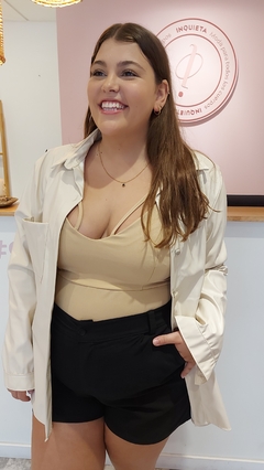 Camisaco engomado Femme - Bianqueta.style