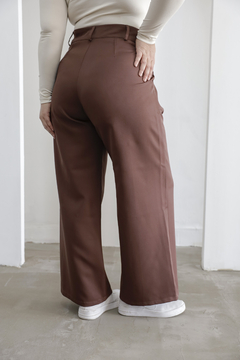 Pantalón Sastrero Mia Chocolate