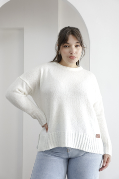 Sweater Alquimia tejido Crema - comprar online