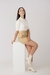 BLUSA BÁSICA CANELADA OFF WHITE - comprar online