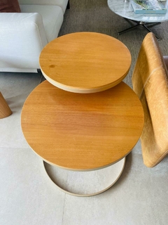 Conjunto de mesa lateral - Breton Circular