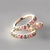 Turmalinas, Anel ouro 18k.