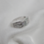 Anel Em Ouro branco 18k Com Diamantes. Em Estoque.