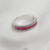 Anel Em Ouro Branco 18k Com Diamantes e Rubis. Em Estoque. - comprar online