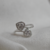 Anel Em Ouro branco 18k Com Diamantes. Em Estoque.