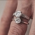 Anel, diamantes e ouro branco 18k.