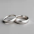 Aneis de Namoro, ouro 18k.